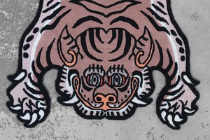 Tibetan Tiger Rug 《Sサイズ•ウール・オリジナル2・ココアブラウン520》チベタンタイガーラグ