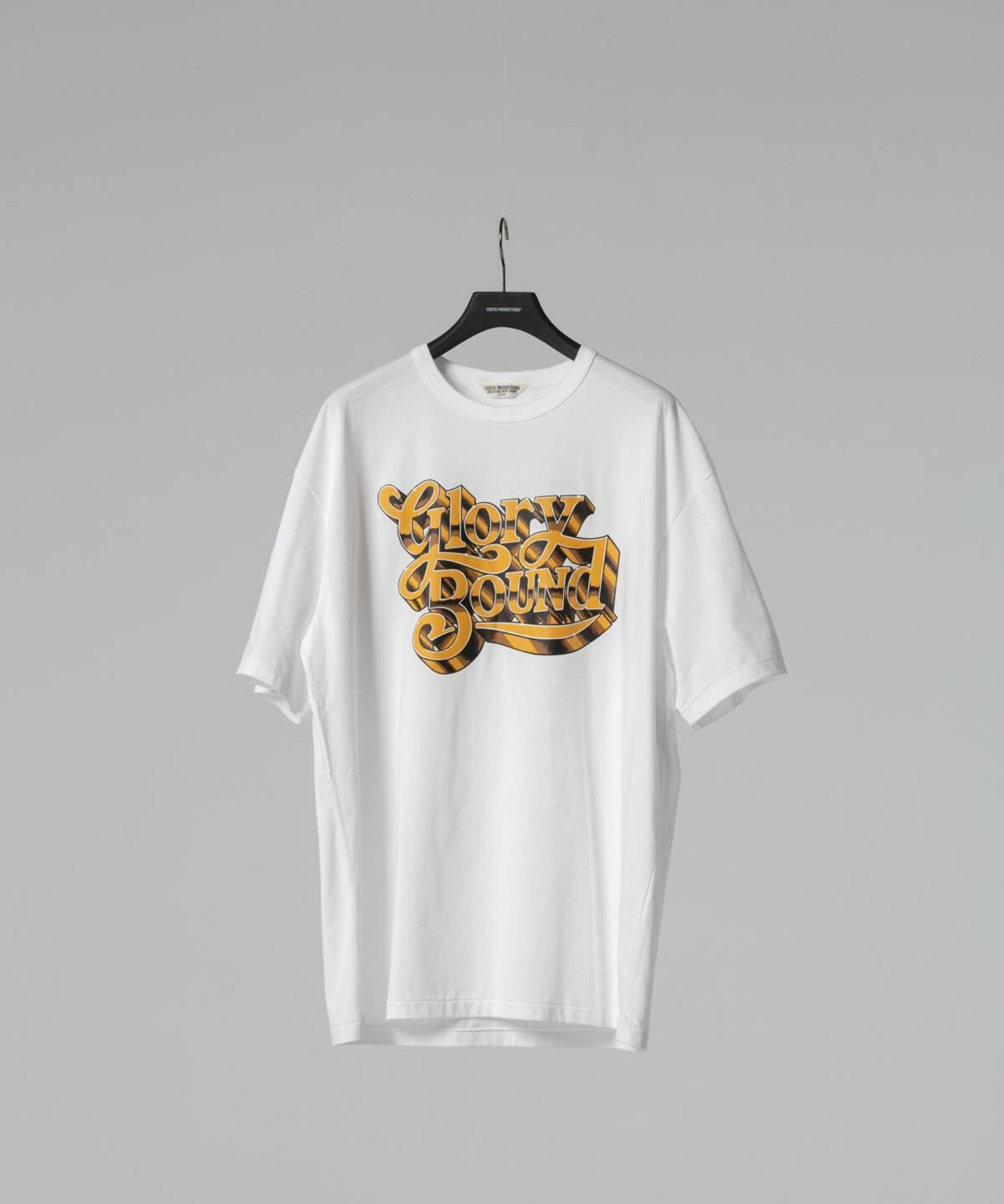 Print S/S Tee (GRORY BOUND) -White-