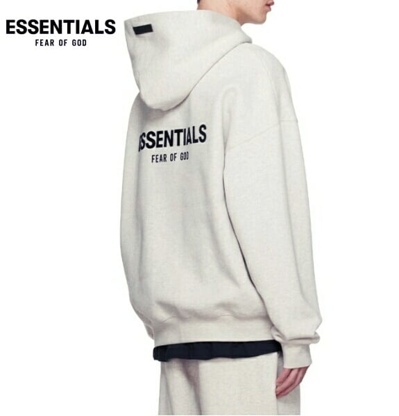 エッセンシャルズ パーカー フィアオブゴッド エッセンシャルズ バック ロゴ スウェット フーディー FOG ESSENTIALS BACK LOGO  SWEAT HOODIE LT/OATMEAL | BEES HIGH powered by BASE