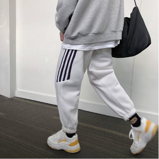 全3色 スウェット カジュアル サイドライン メンズ 韓国風