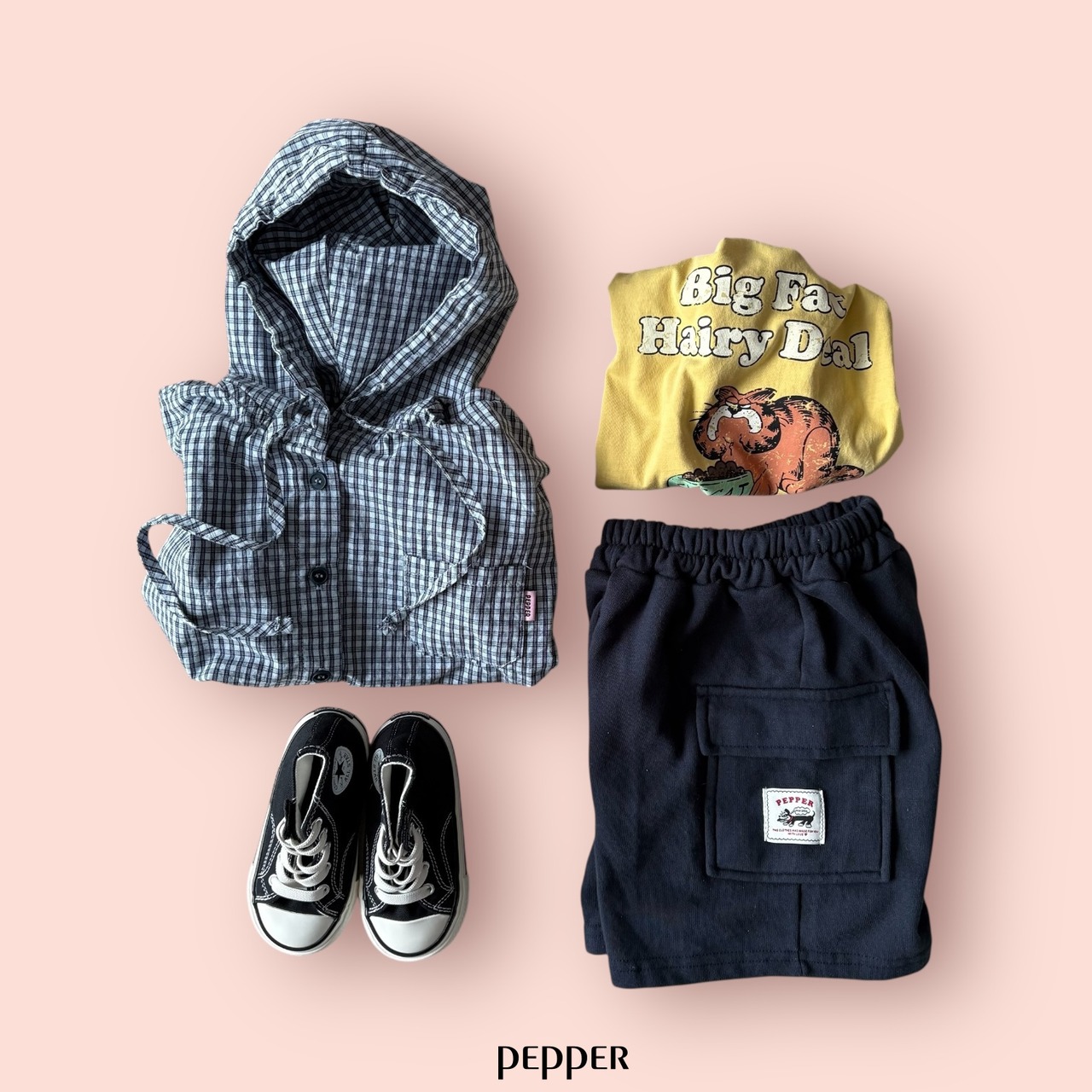 PEPPER 26/SP Chubby cat short-sleeve T-shirt