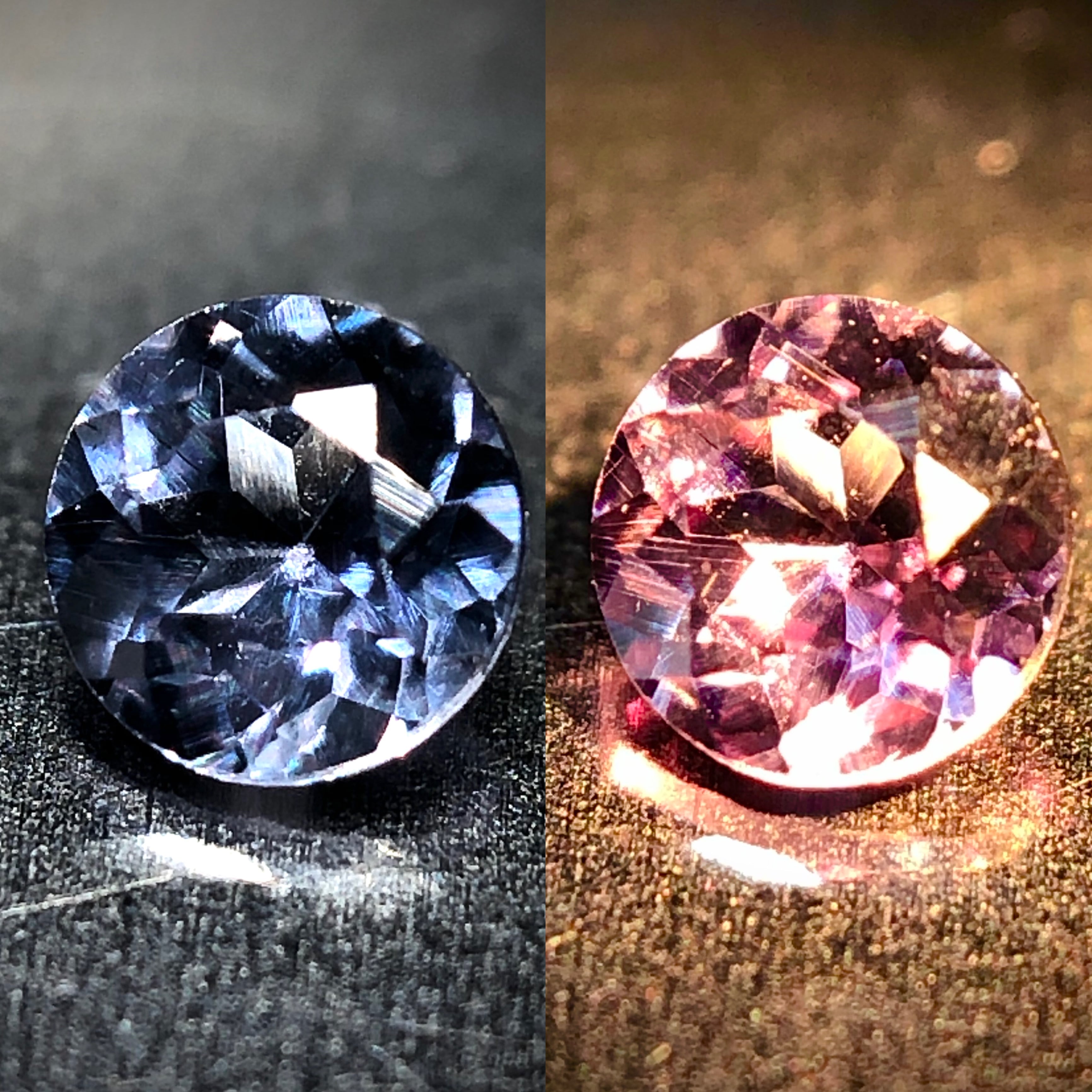 蠱惑のベキリーブルー 0.15ct 天然 カラーチェンジガーネット 蠱惑のベキリーブルー 0.15ct 天然 カラーチェンジガーネット