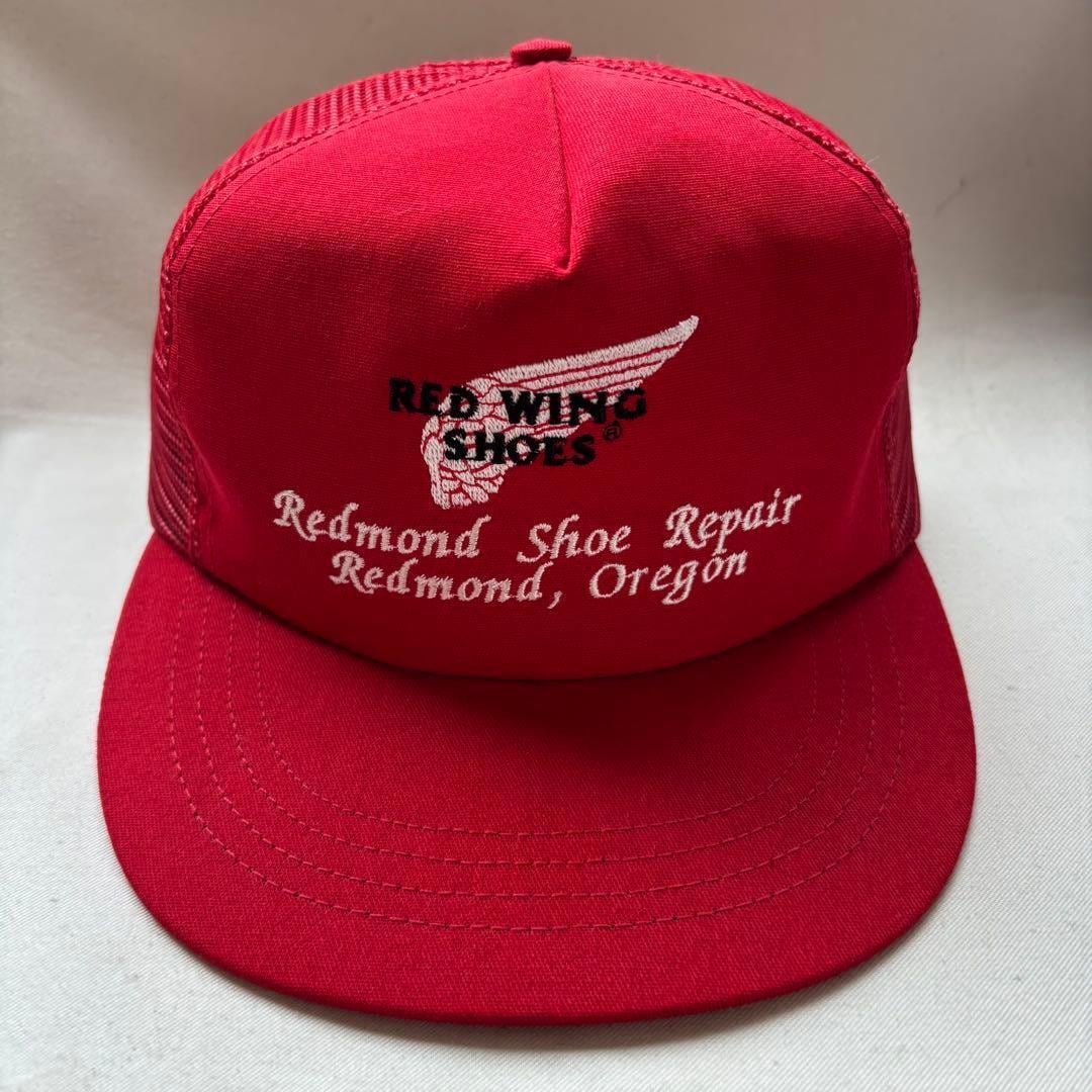 80s RED WING キャップ レッドウィング USA製 ブーツ ビンテージ デッドストック RED WING キャップ レッドウィング USA製 ブーツ 赤