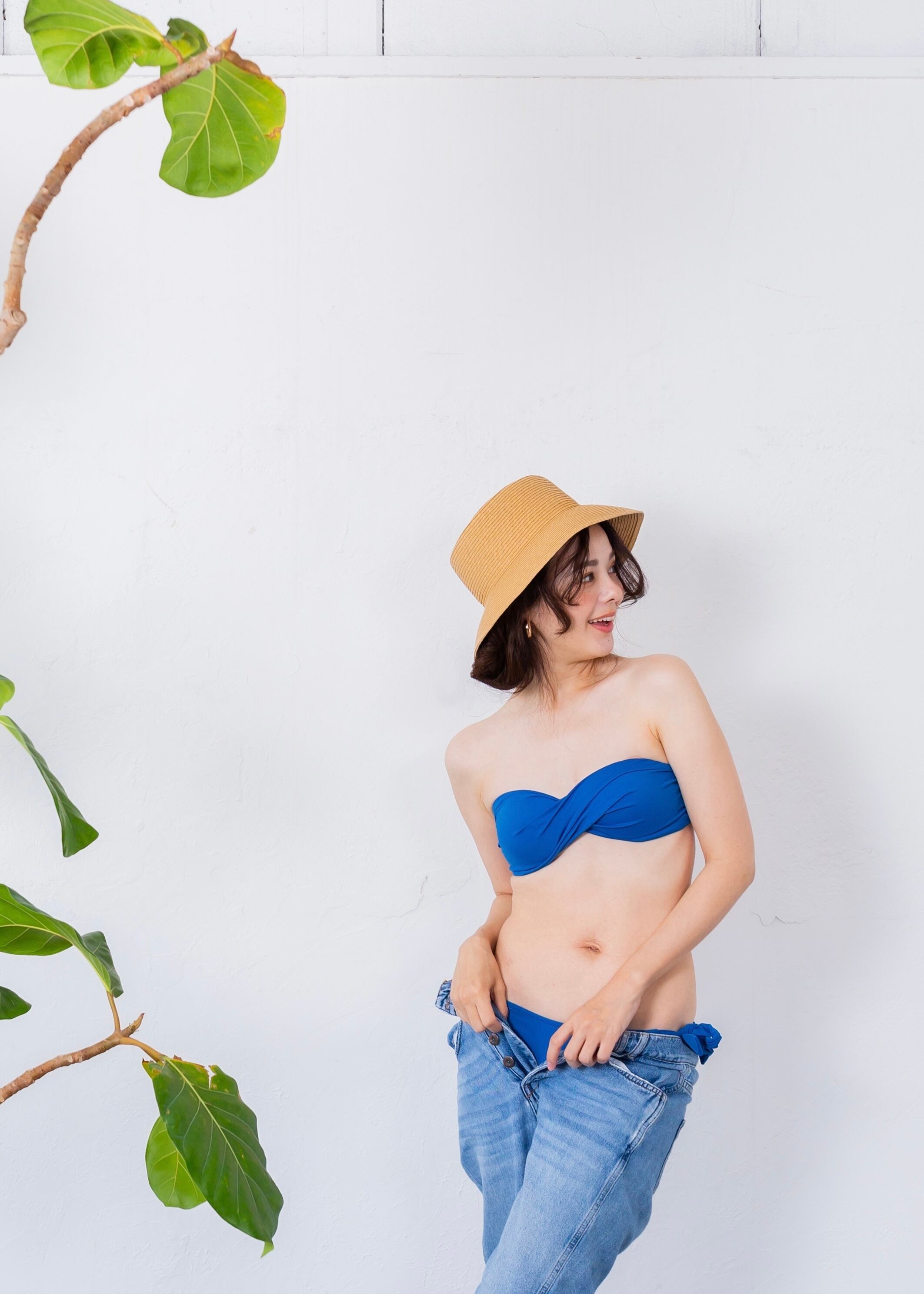 Twist bandeau binini (aqua blue) | AnZie