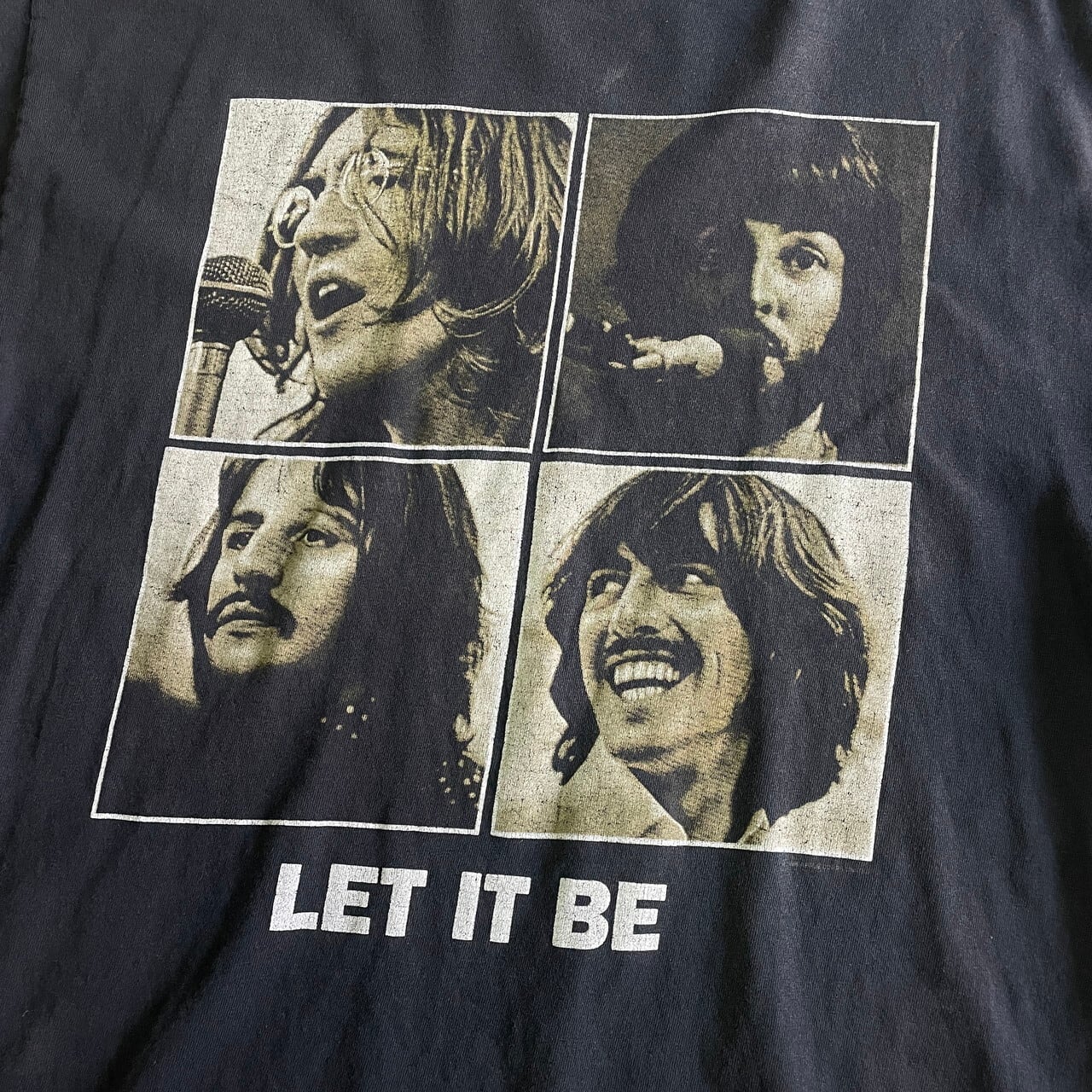 90年代 THE BEATLES ビートルズ LET IT BE バンドTシャツ メンズL 古着 