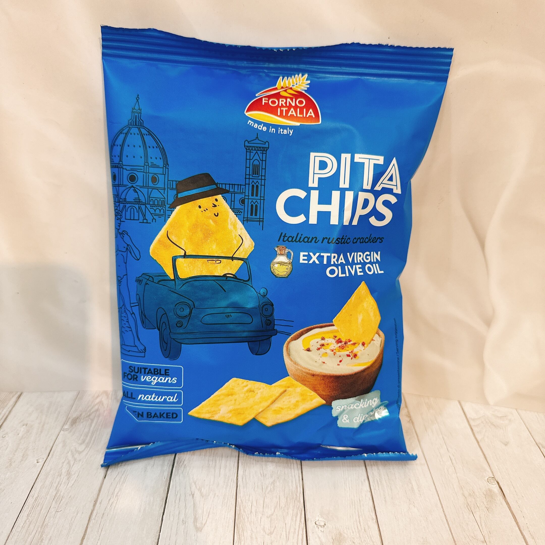 賞味期限2025.12.6フォルノイタリア ピタチップス オリーブオイ 80g