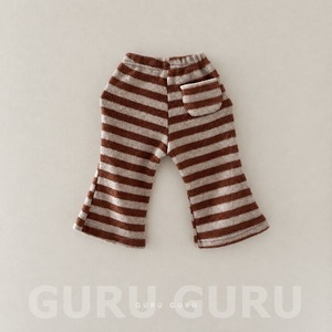 GURUGURU［取寄］border flare pants 26winter