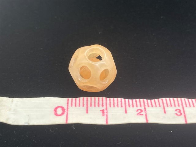 ボール型ハンドメイド素材（カーネリアン）単品