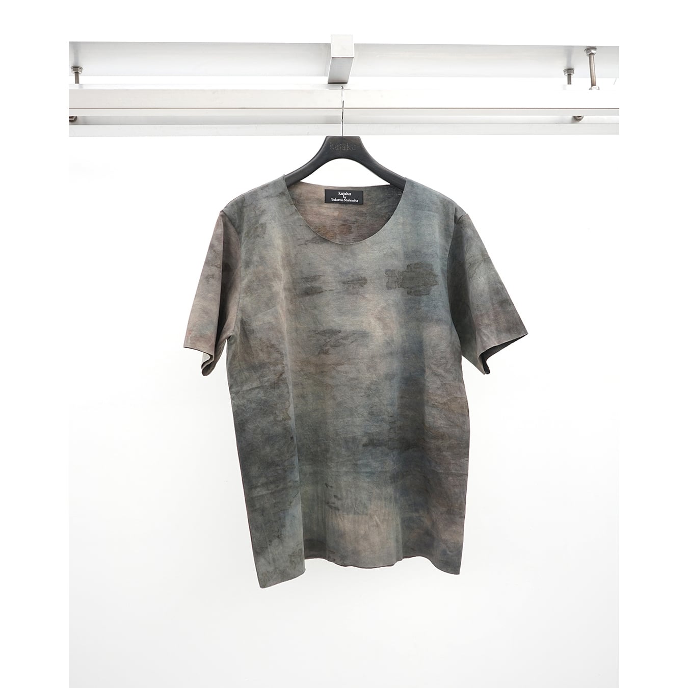 ググググ kujaku] (クジャク) K-142-4 special dyed crew neck short sleeve tee