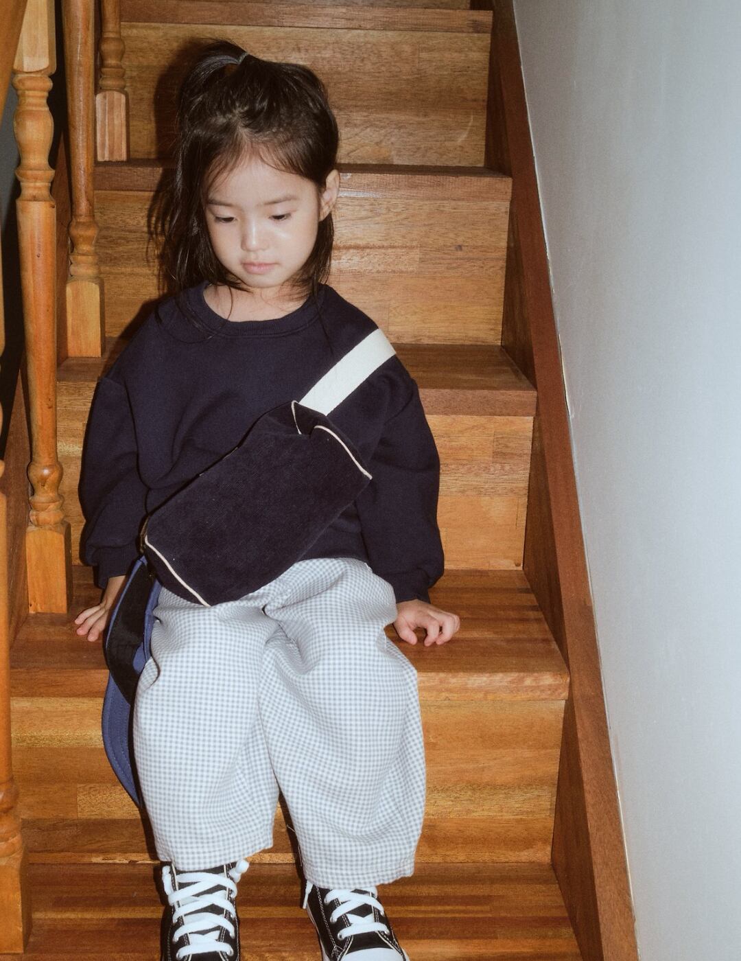 送料無料【予約】/  kids リッツチェックパンツ /lalaland