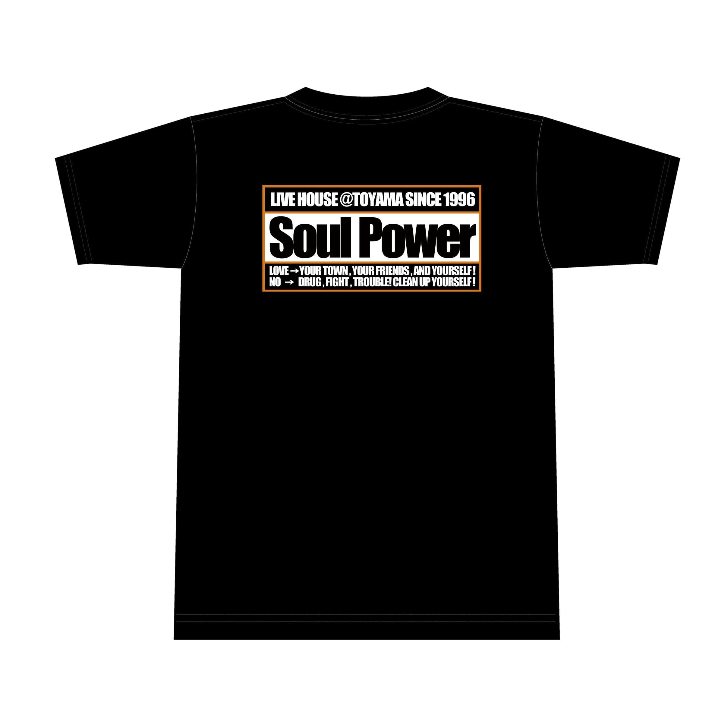 【富山ソウルパワー】Soul Power Tシャツ【ライブハウス】