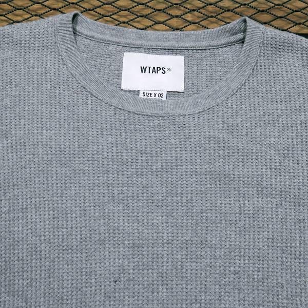 WTAPS 20SS WAFFLE LS  グレー Mサイズ