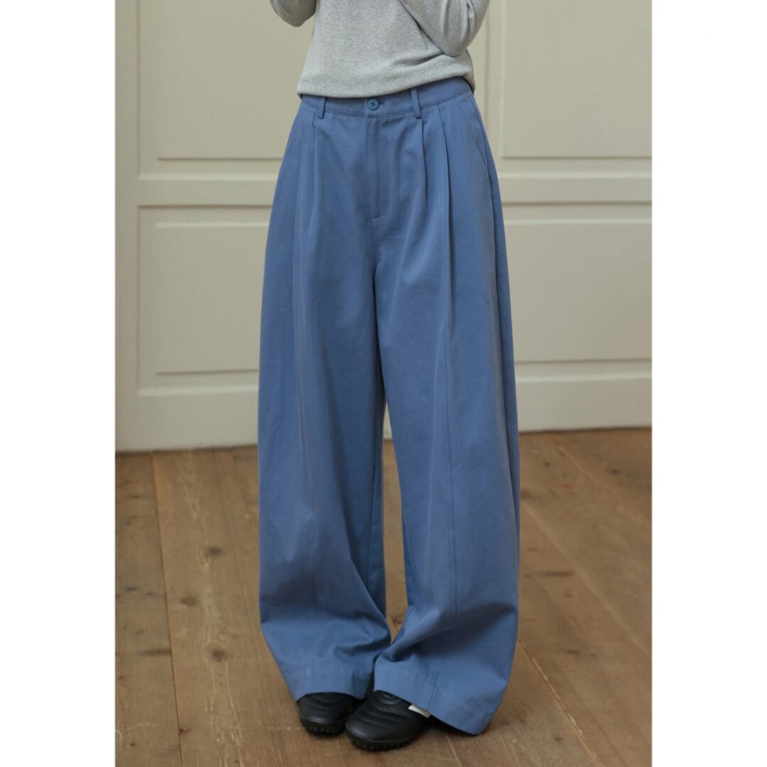 tuck wide straight pants
