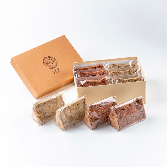 チョコ 紅茶 シフォンケーキセット 御菓子司 三浦屋 チョコ 紅茶 シフォンケーキセット 御菓子司 三浦屋