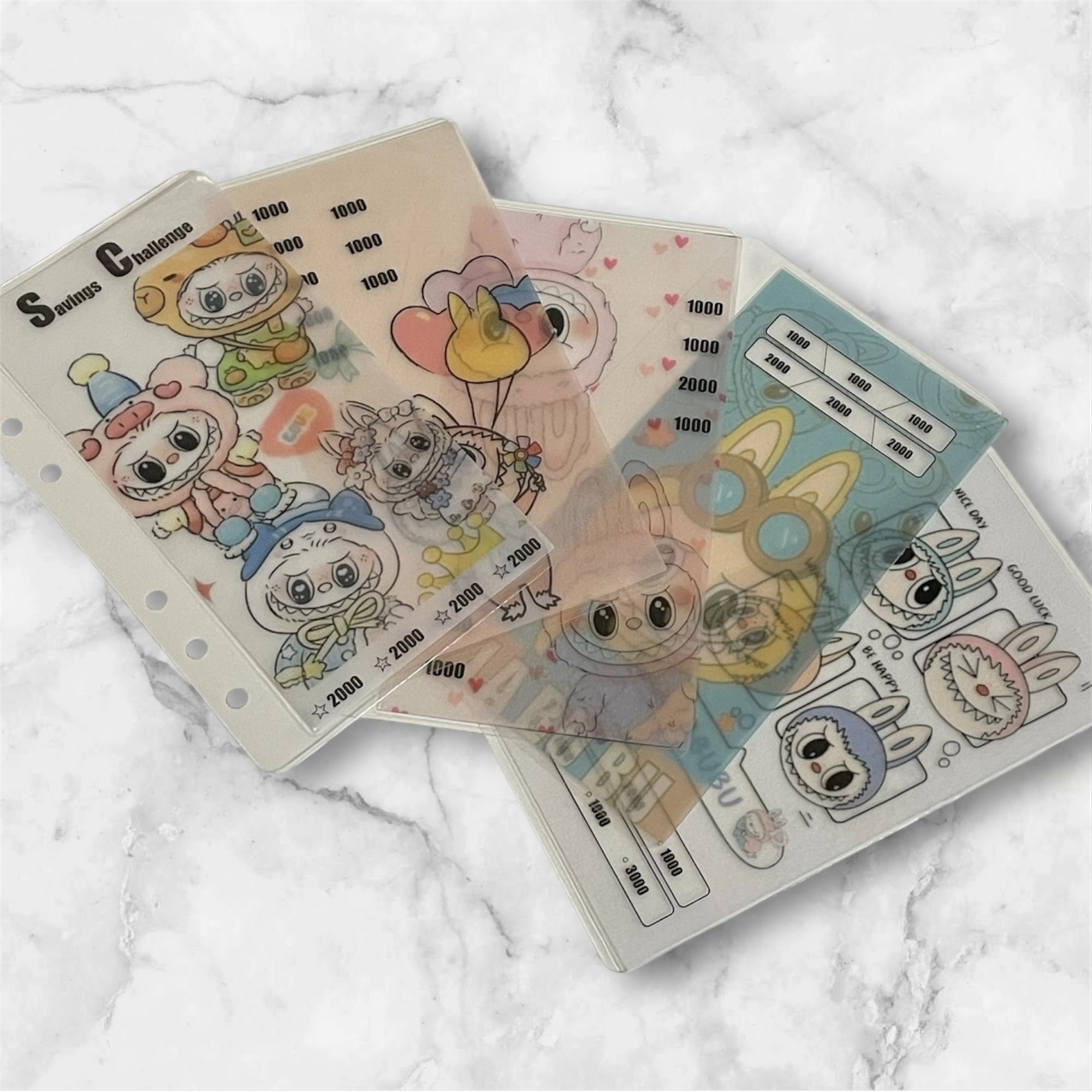 weekly貯金リフィル バインダー貯金 A6サイズ 週間貯金 | Pay ID