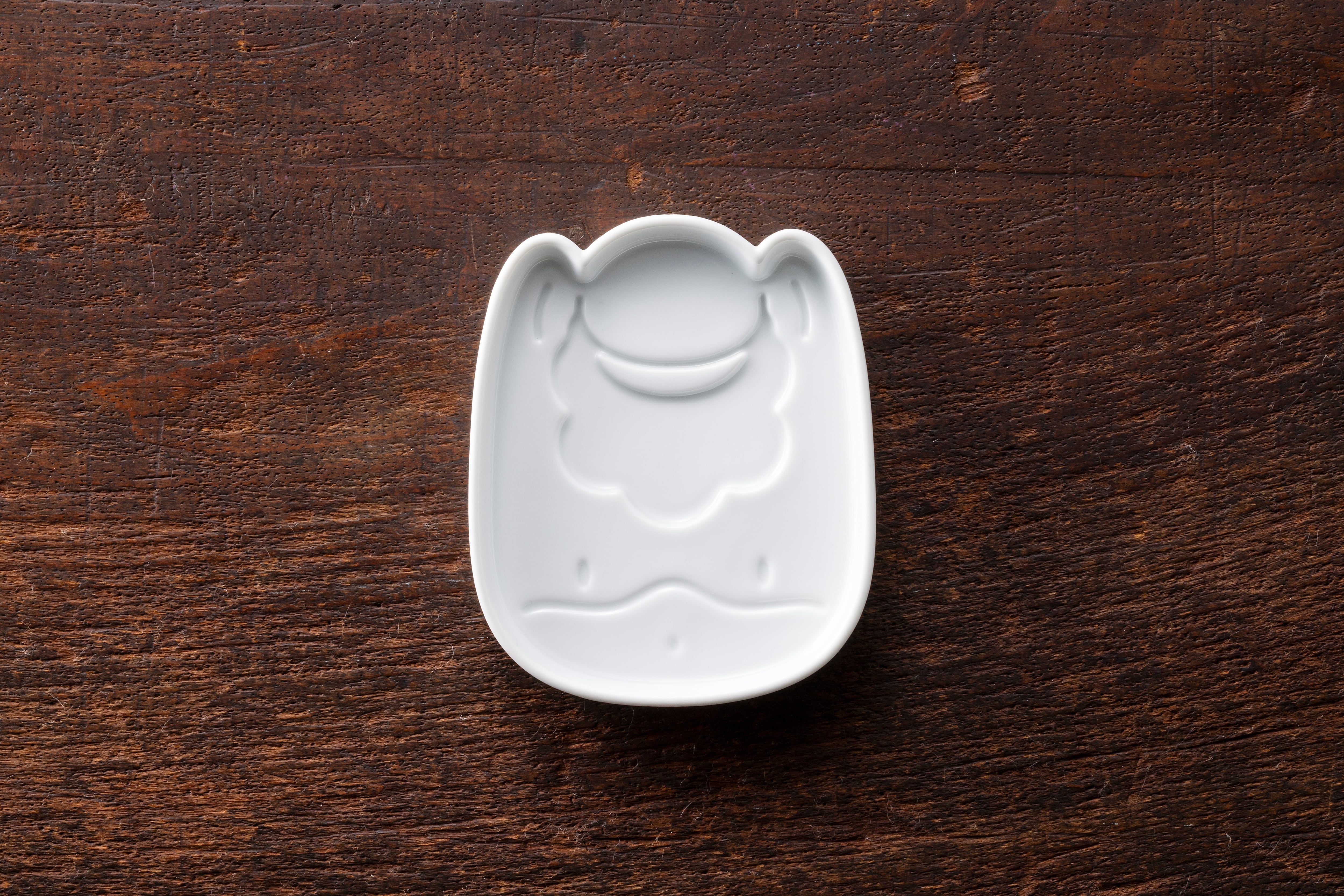 しろ】ぐんまちゃんこざら Gunmachan small plate | toool / つーーーる