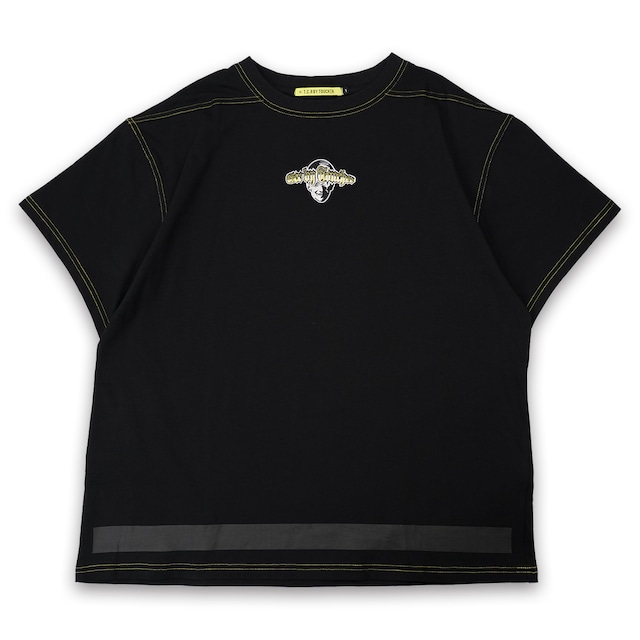T.C.R EXTREME EMBROIDERY LOGO S/S TEE - BLACK