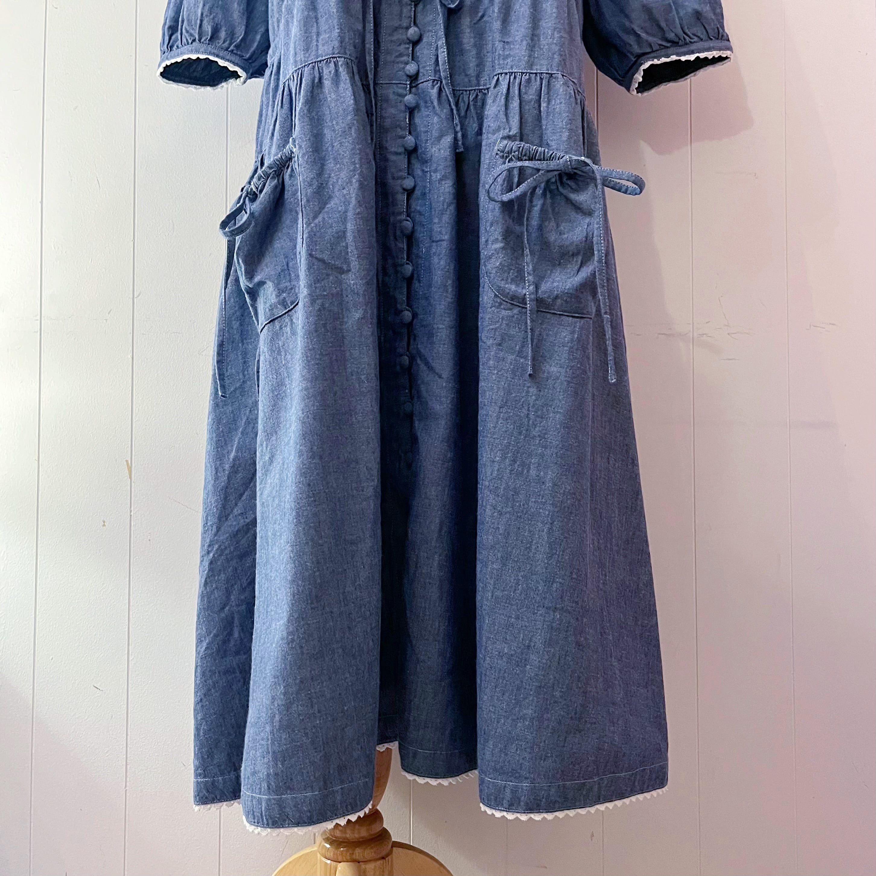 PINKHOUSE / dungaree ribbon gather one-piece