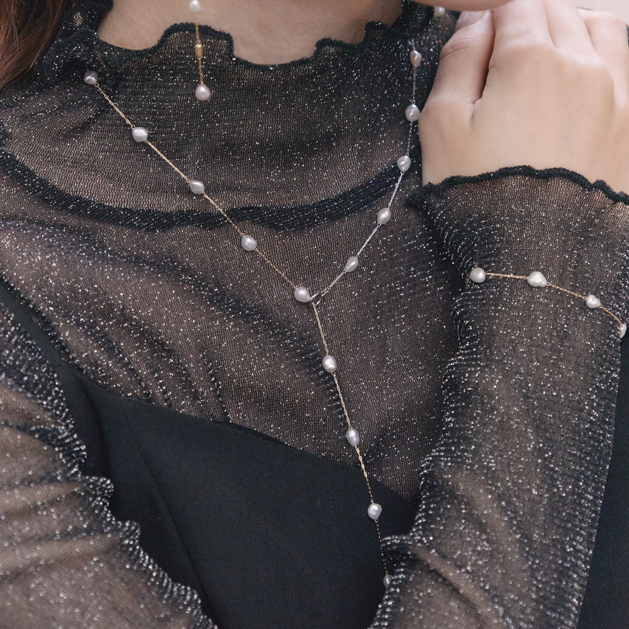 あこやケシパールK18YGブレスレット【WEB限定】A55752/B55753 - 4