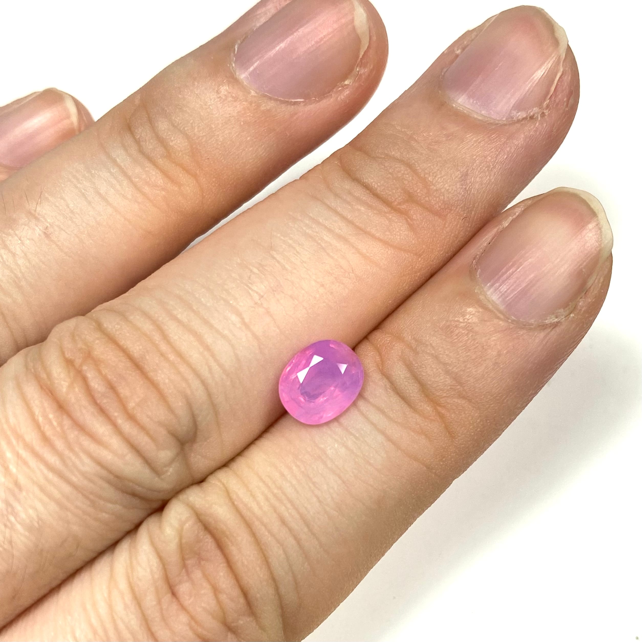 撫子ピンクなシルキーサファイア