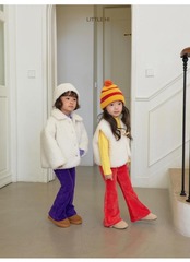 〖取寄〗韓国子供服 / 26winter / Little Hi / ビッグボア襟付きジャンパー / キッズ *XS~XL*