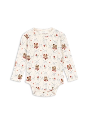 【LAST1/18ｍのみ】MINNIE BODY GOTS PUPPY【Konges Sloejd  コンゲススロイド】ロンパース　長袖　パピー