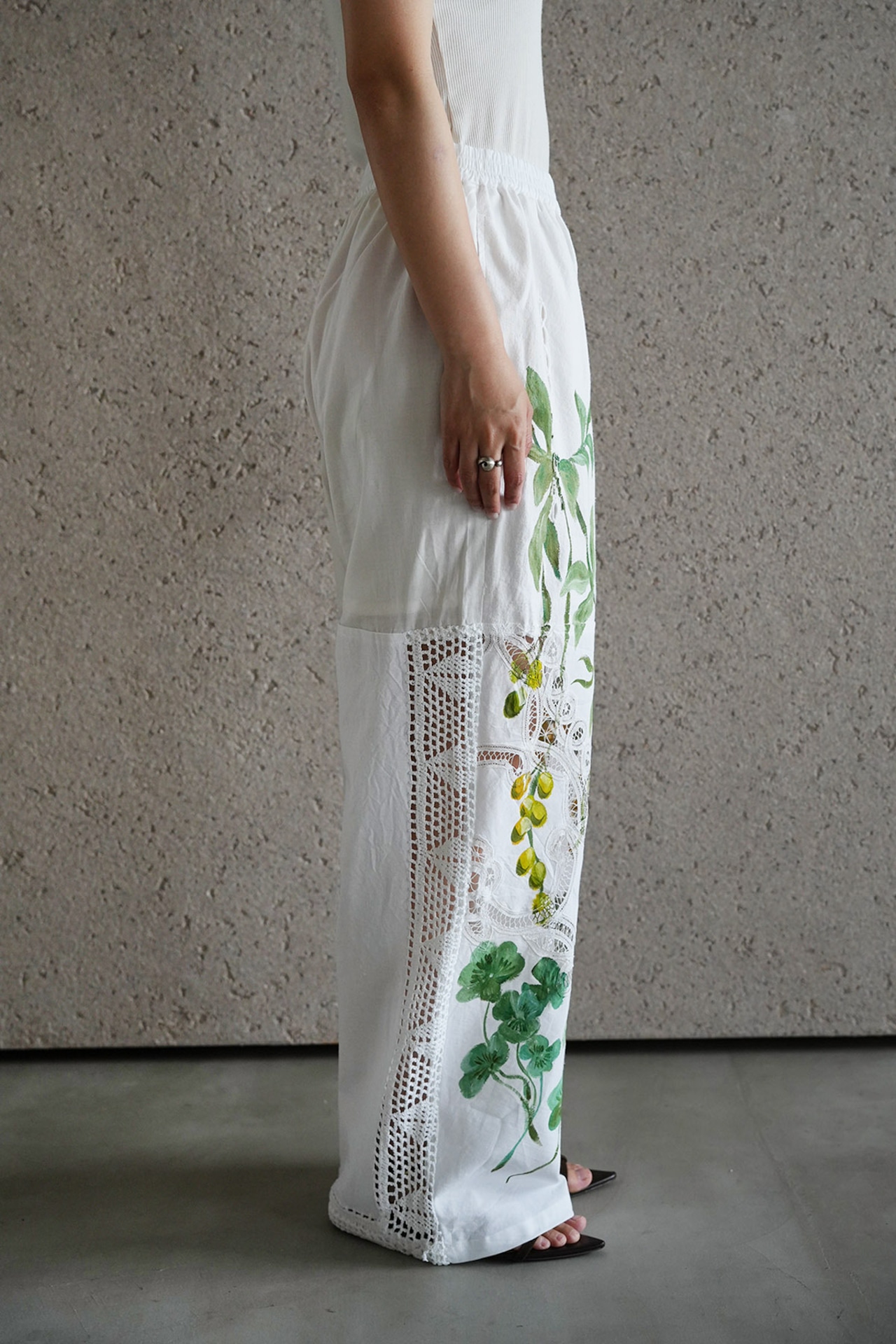 vintage lace pants berry clover