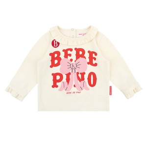 [BEBE DE PINO] Puff ribbon baby frill long sleeve tee 正規品 韓国ブランド 韓国ファッション 韓国代行 韓国通販 ベベドピノ bebedepino 日本 店舗 韓国 子供服