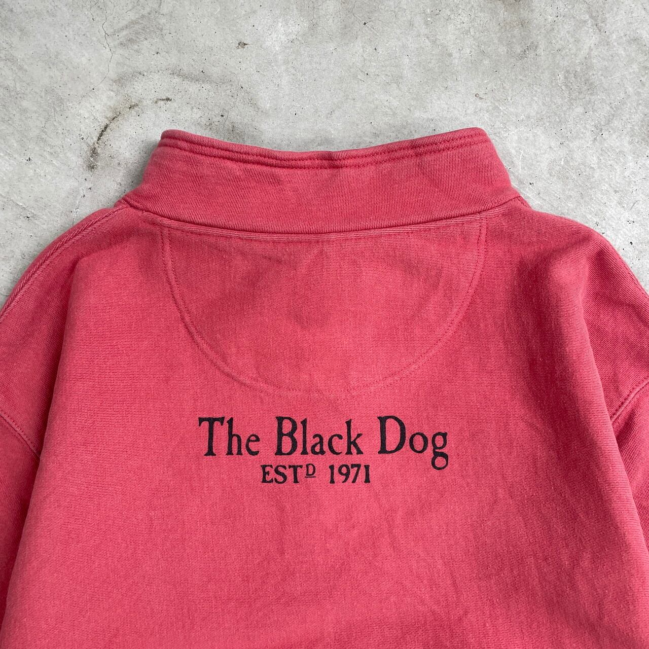 00年代 The Black Dog ブラックドッグ スウェットシャツ 襟付き