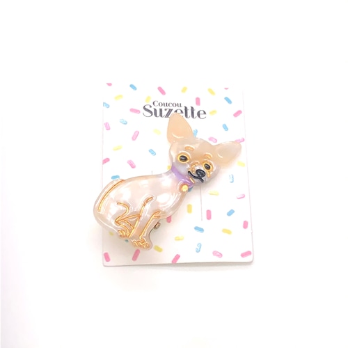 Coucou Suzette Hair Clip【チワワ】