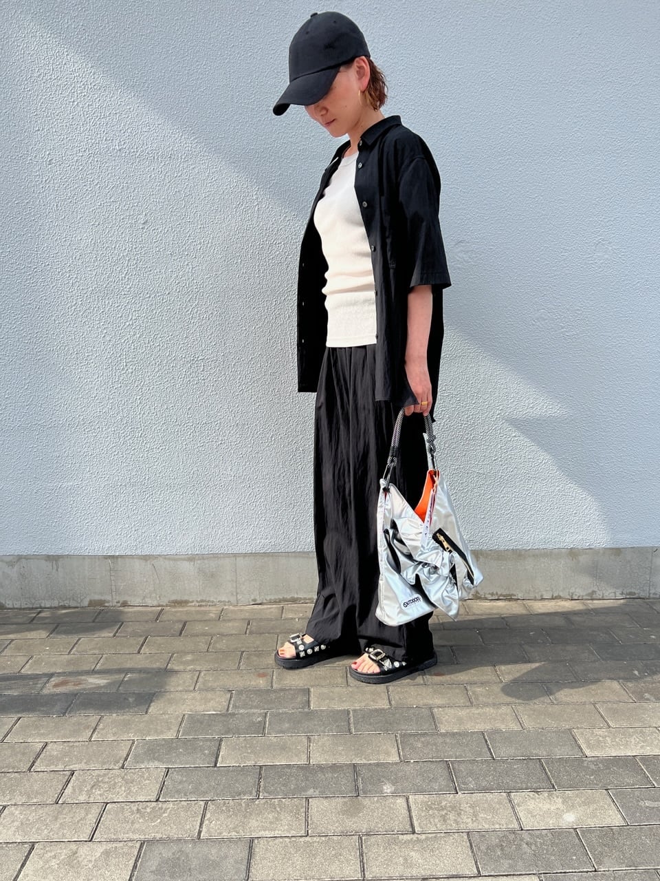 【cafune】セットアップ可 イージーパンツ 535608