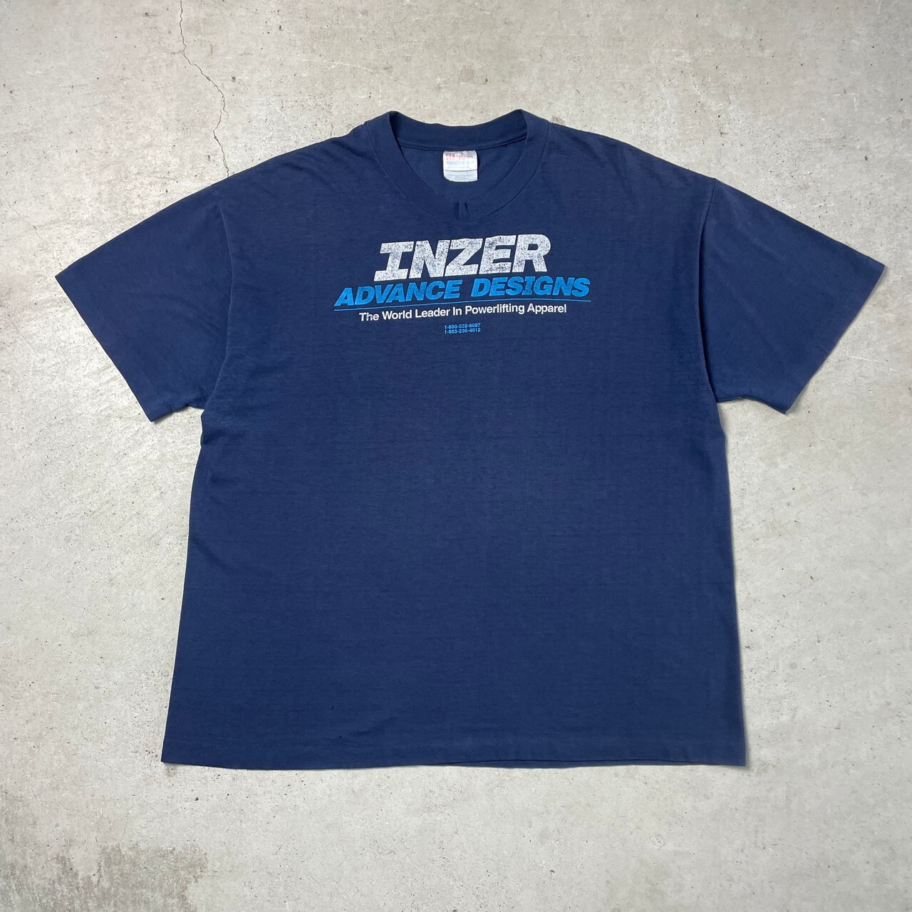 90年代 USA製 inzer advance designs 企業ロゴ プリントTシャツ メンズ 