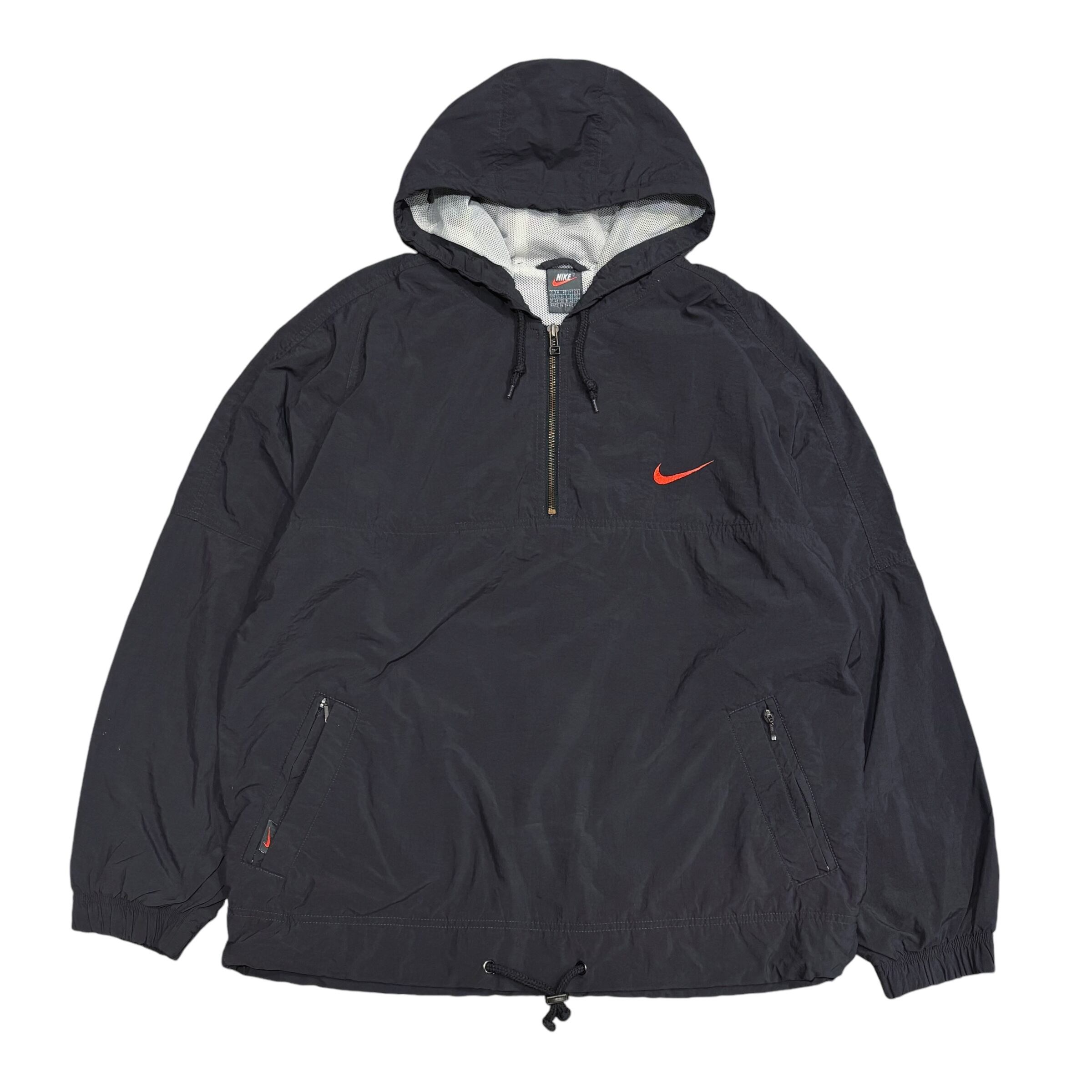 01M727◯ NIKE ナイロンジャケット プルオーバー アノラックパーカー 00's Nike Nylon Anorak Parka M / ナイキ アノラック プル