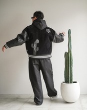 【#Re:room】DESERT CLUB SUEDE STADIUM JACKET［REJ138］