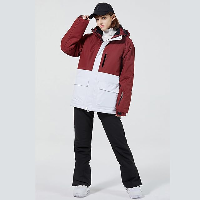 HOTIAN] スノーボードウェア レディース スキーウェア 上下セット