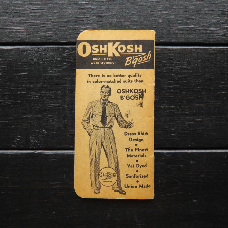 50's OshKosh ミニノート★