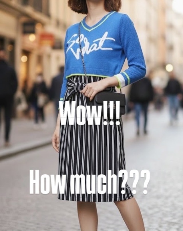 ヴェロフォンナ Re.Verofonna　レイヤードロゴニットワンピース