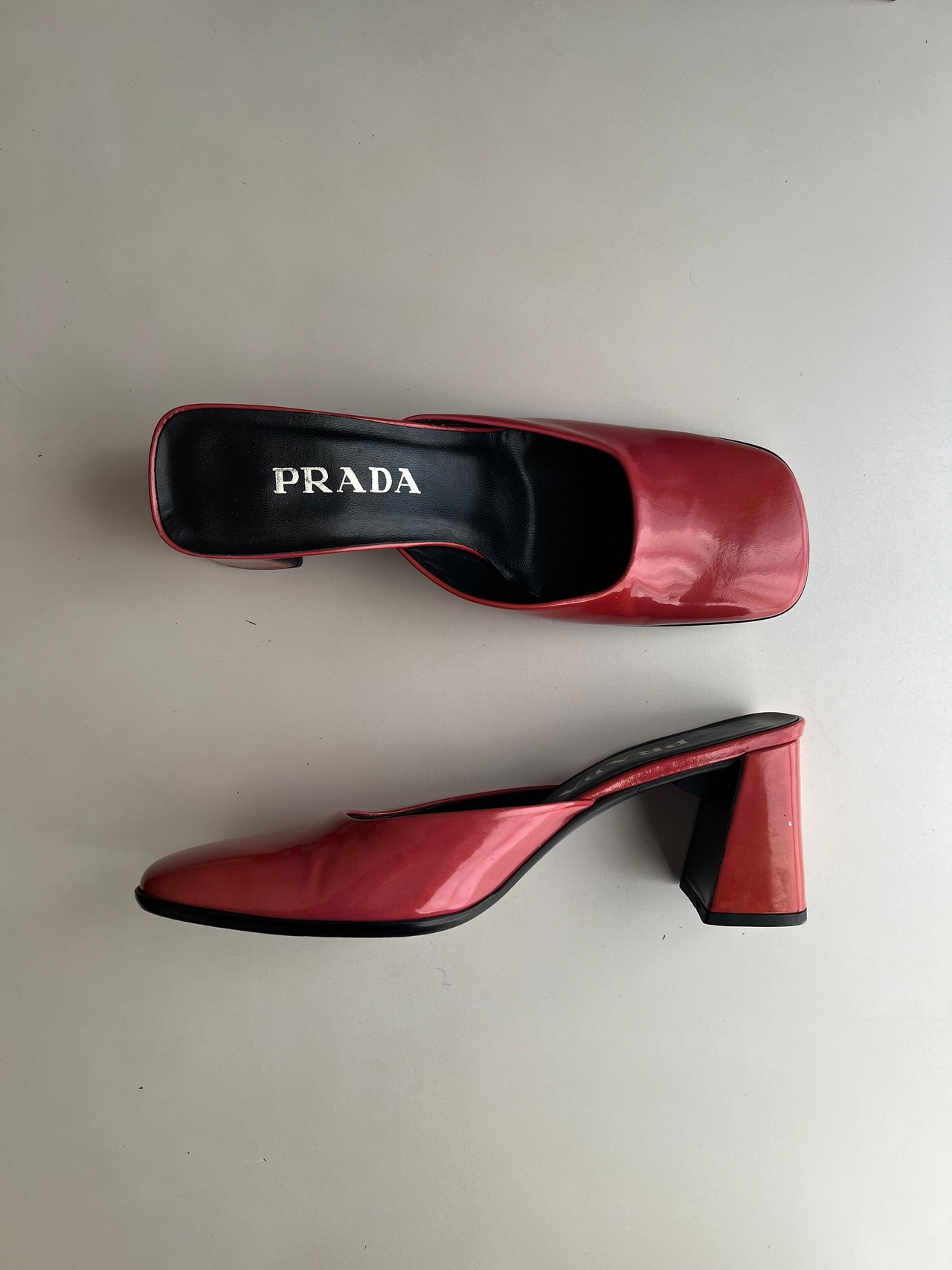 SS1998 PRADA SQUARE TOO MULE | triptraproll