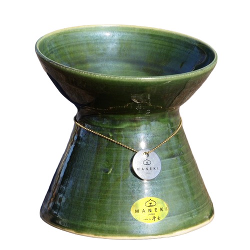 MANEKI’s PET FOOD BOWL【織部色】信楽焼