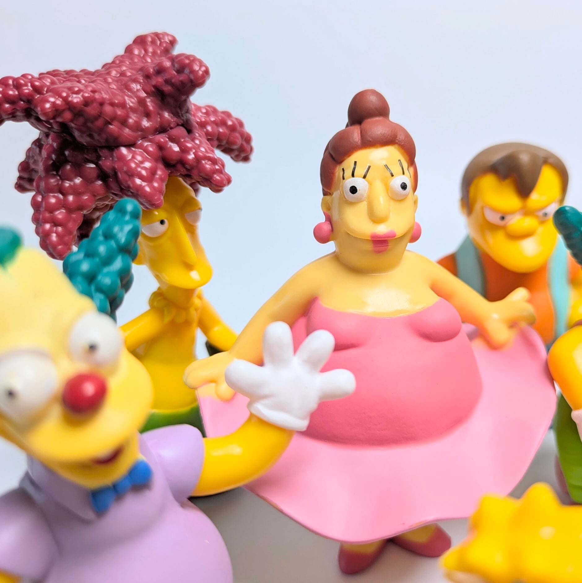 ☆VINTAGE 2005年製!☆【 The Simpsons(ザ シンプソンズ) 】PVCフィギュア Series2 10Pセット 〚アメリカン雑貨 アメトイ〛