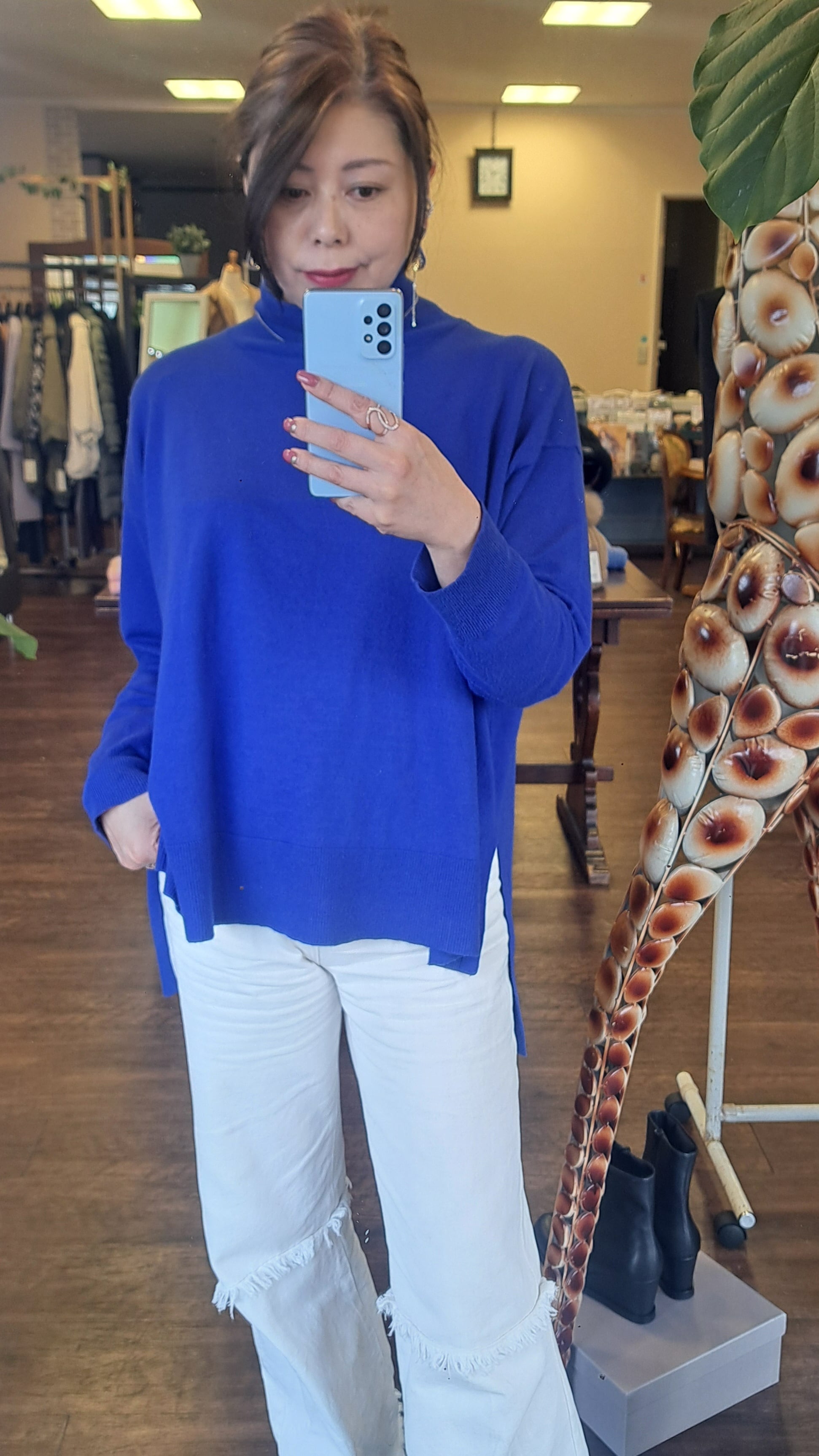 PICCIN 12ゲージ ビッグタートルニット 2025秋冬新作（150640）ピッチン Mサイズ