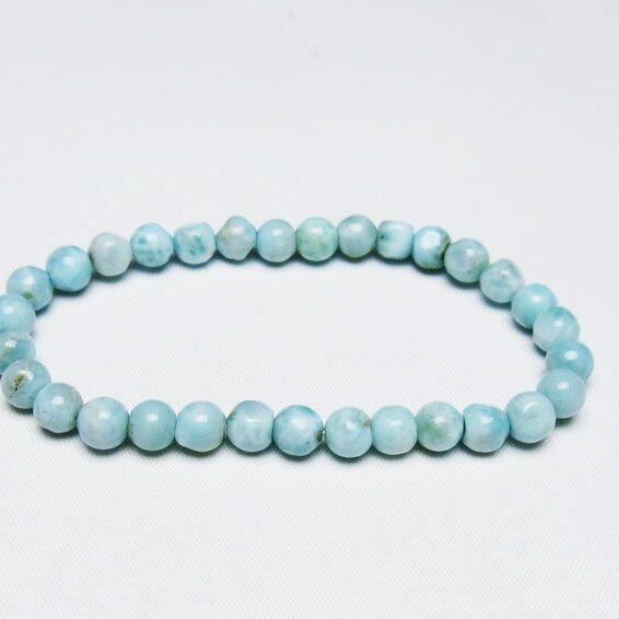 ラリマー ブレスレット 6mm 一点物 メール便可 [M便 1/10] 111-47865