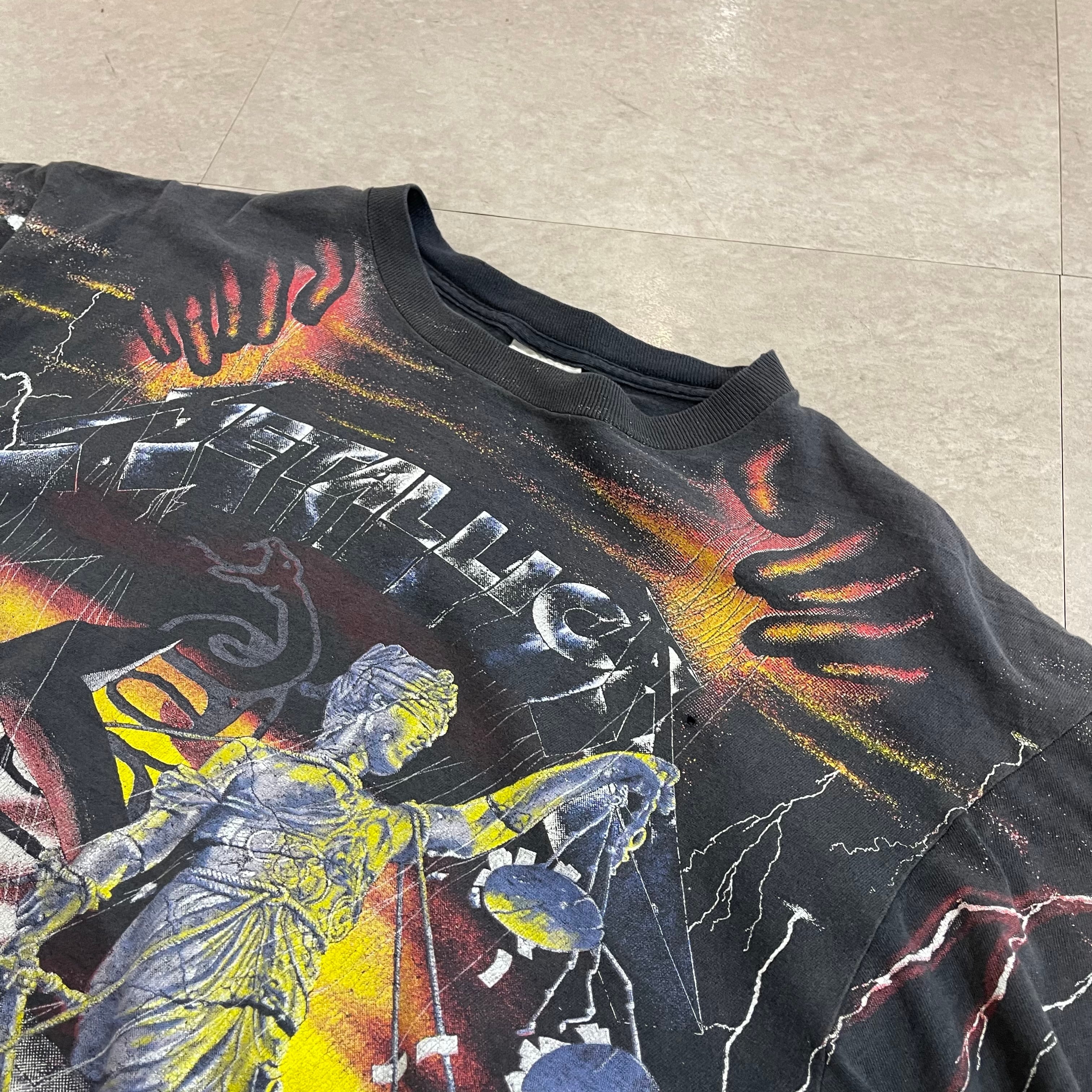 METALLICA Tシャツ　ブラック　バンドTシャツ　USA製　メタリカ