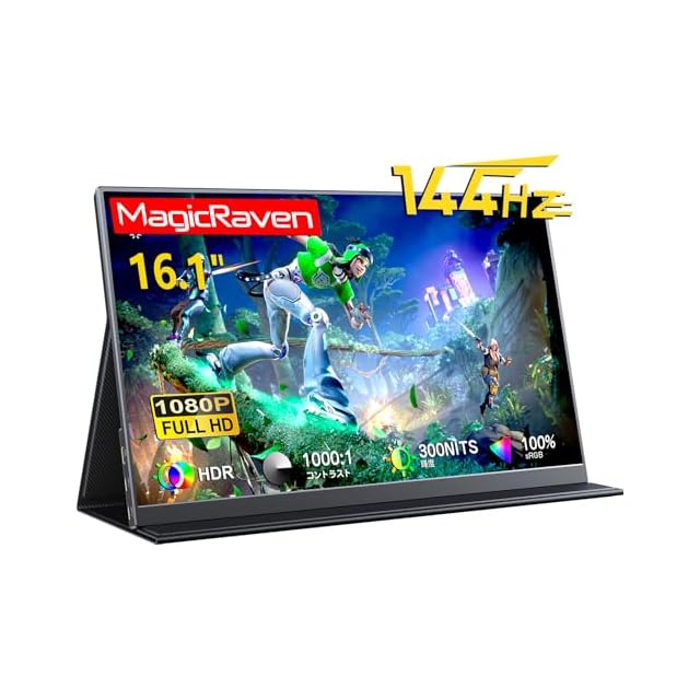 Upperizon モバイルモニター 14インチ 2K IPSパネル 100%sRGB 高