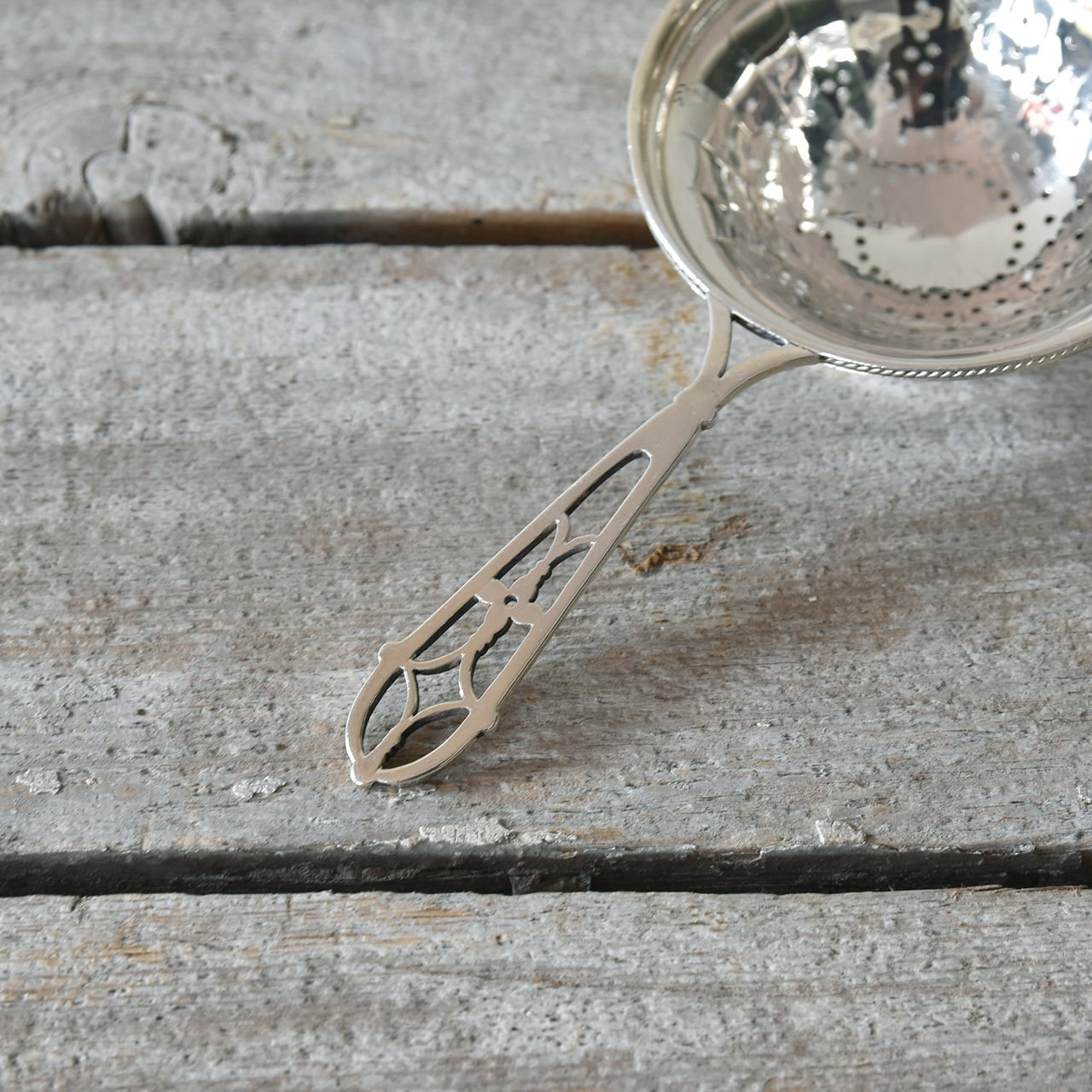 Silver Tea Strainer / シルバー（純銀） ティー ストレーナー