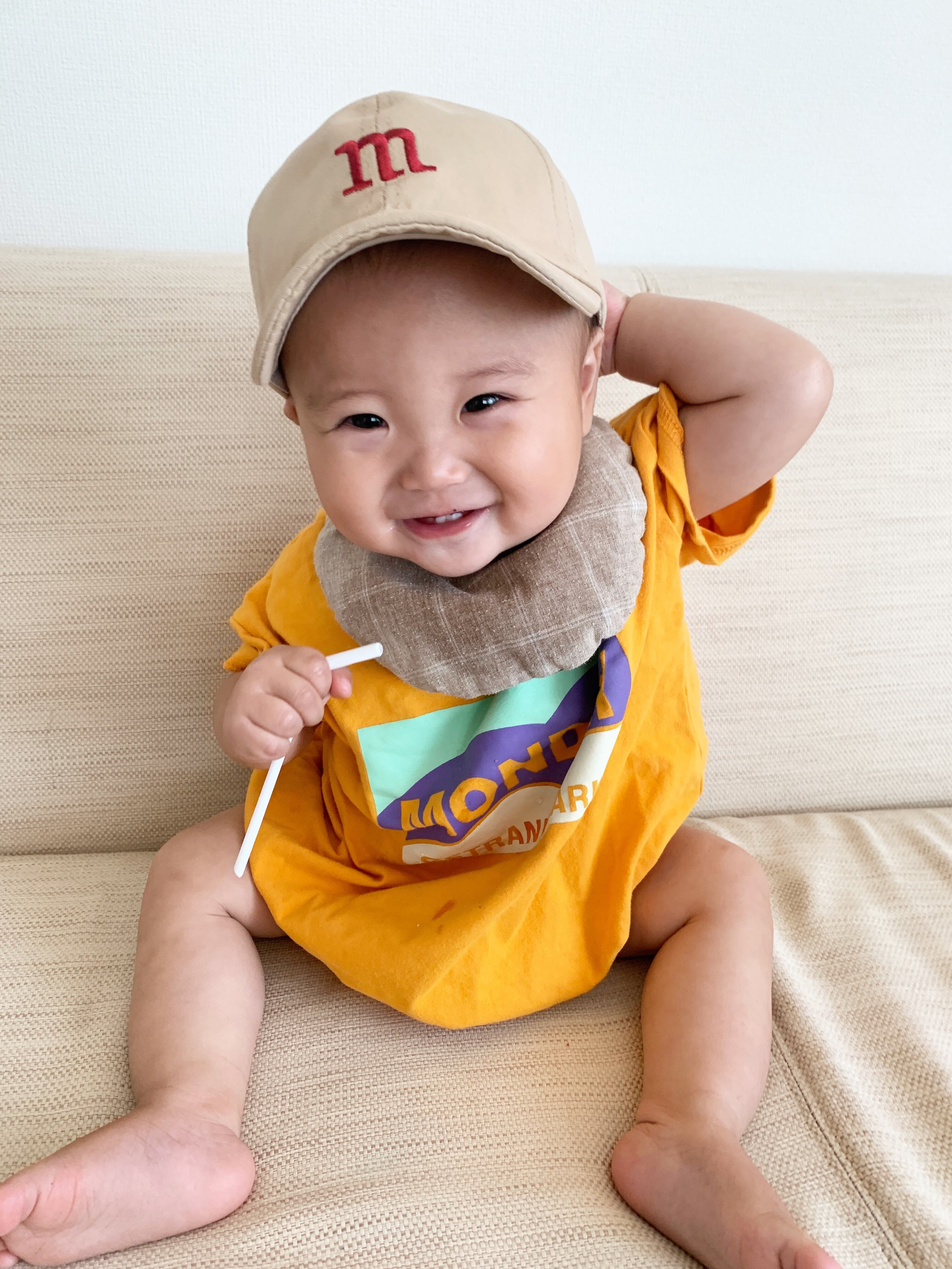 即納 チョコレート Baby Cap Tamsmuu