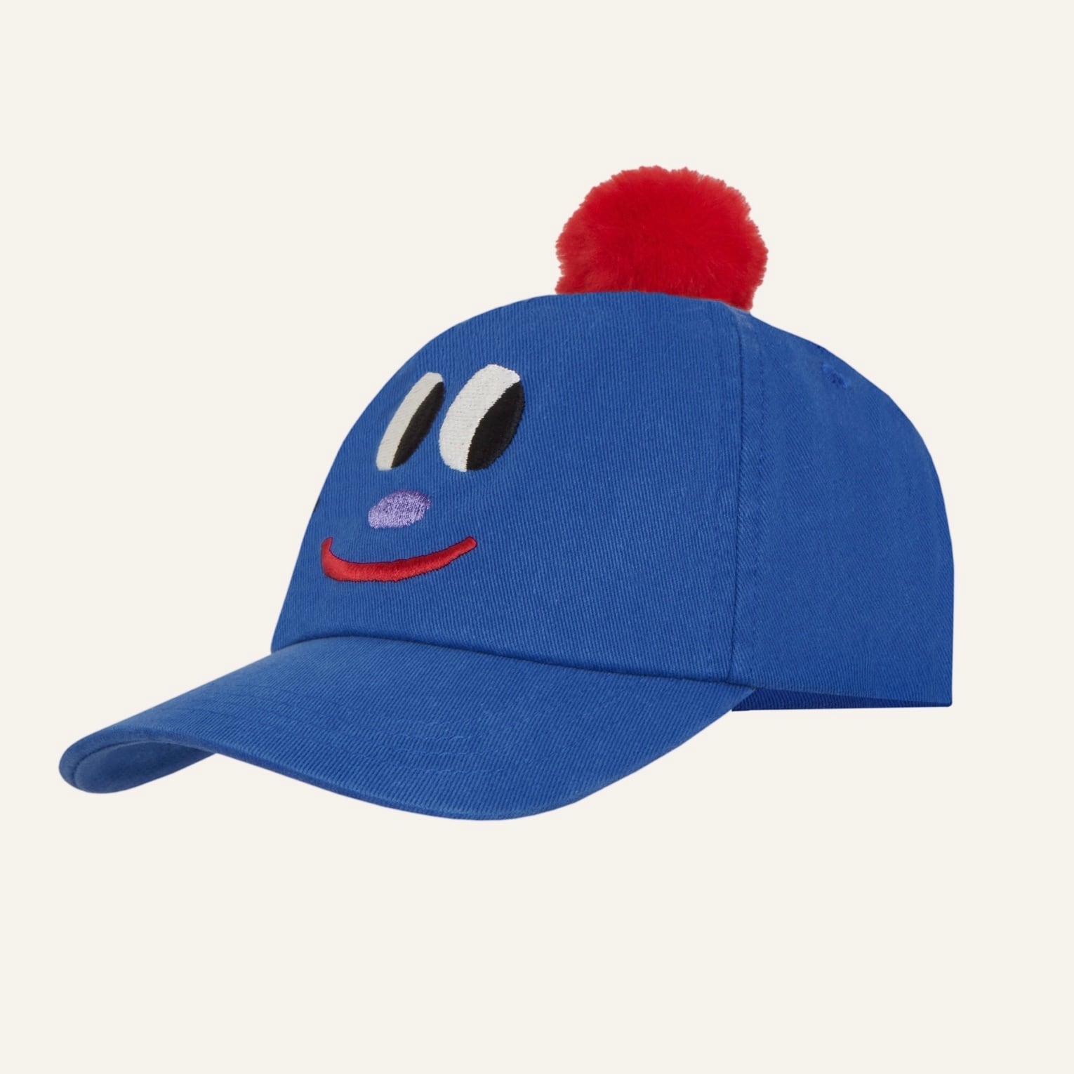 The Campamento Smiling Face Cap【One Size】Blue