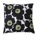 marimekko Pieni Unikko ブラック 座布団カバー 55×59