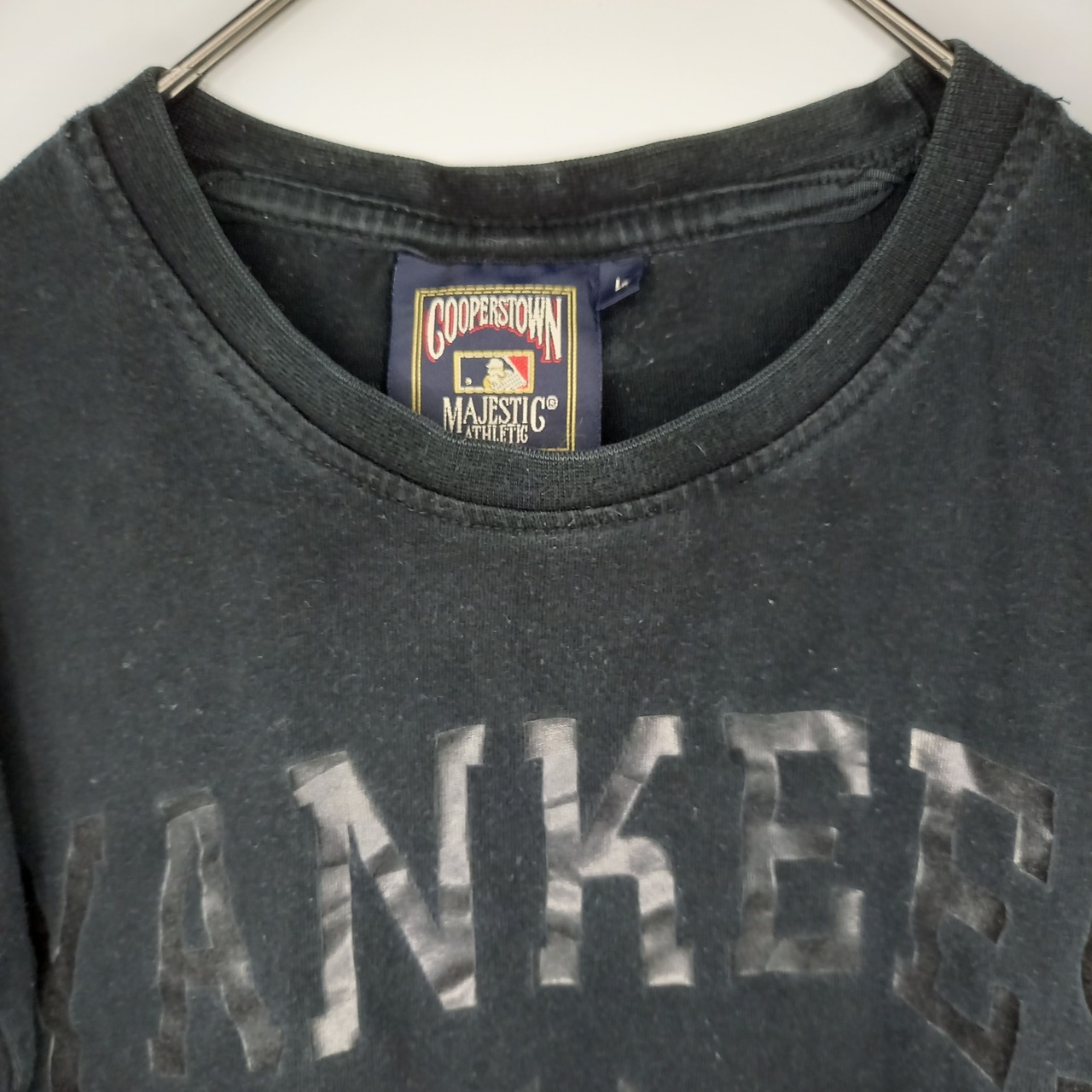 マジェスティック　Tシャツ　ヤンキース　MLB　ポルトガル製　L