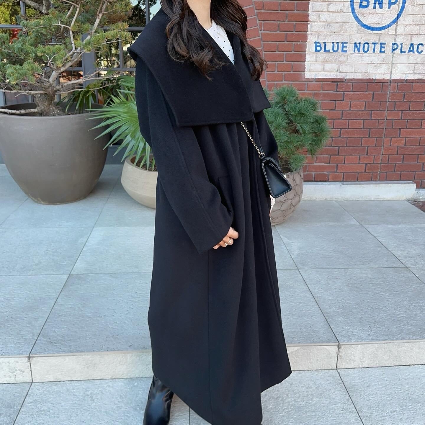 【新品・未使用】ogue. 黒ポンチョ 新品・未使用】ogue. 黒ポンチョ